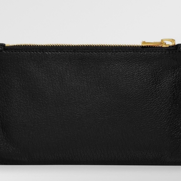 NEW + BEAUTIFUL - Tom Ford Women's Wallet - Black leather with TF External Logo - Picture 3 of 5
